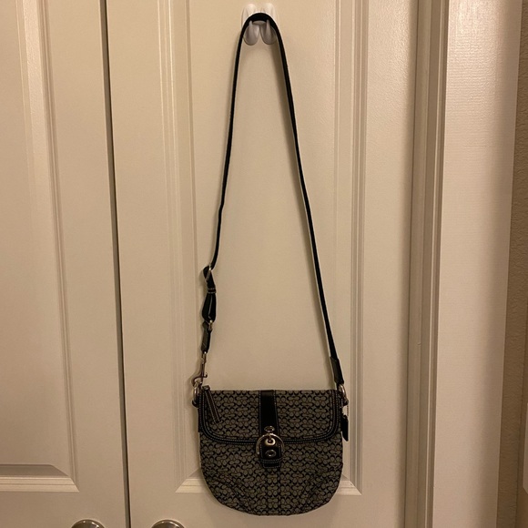 Coach Bags Coach Logo Jacquard Buckle Crossbody Bag Poshmark